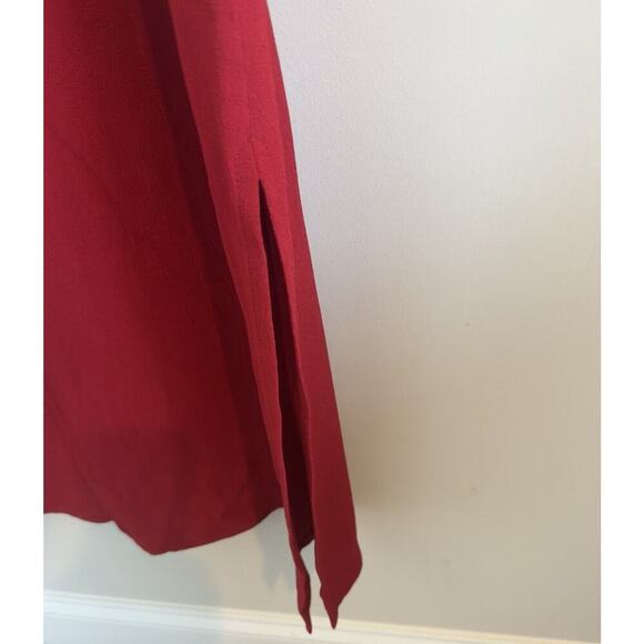 Coldwater Creek Red Maxi Dress Size 10P Excellent Condition - Picture 5 of 5